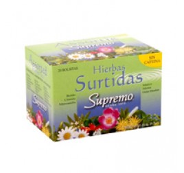 HIERBAS SUPREMO SURTIDAS 20B (X1)